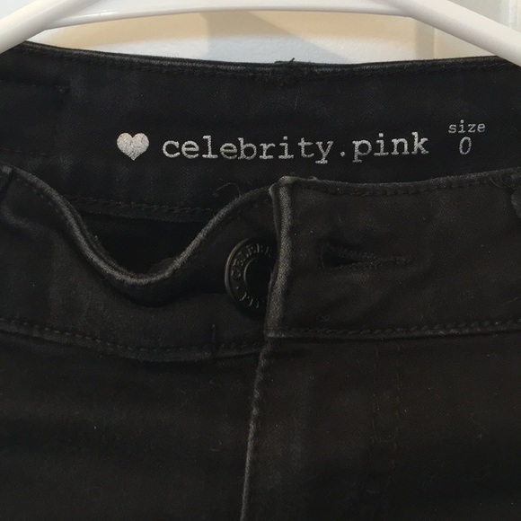 Black denim shorts - Picture 3 of 3